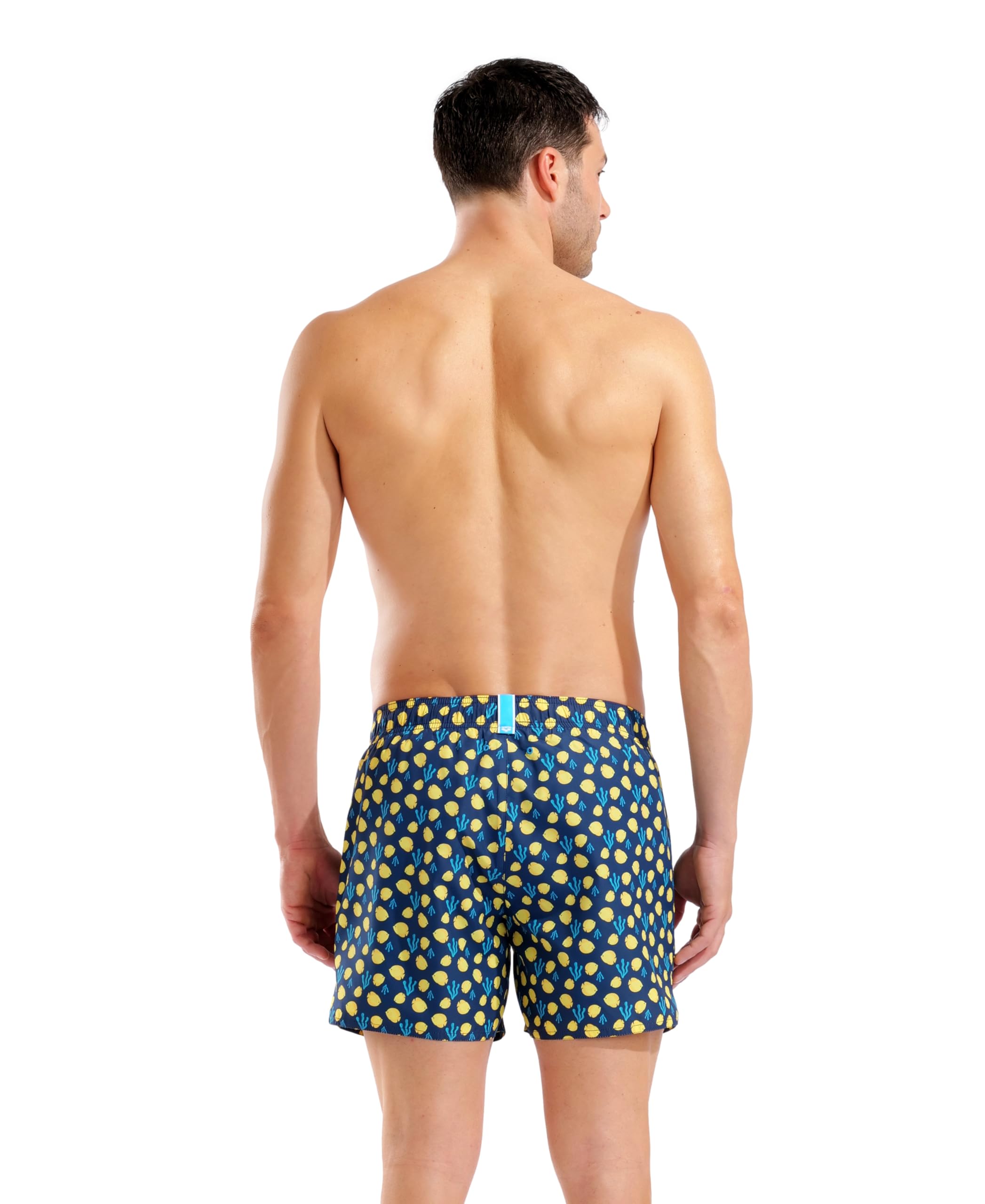 ARENA Men's Water Prints Beach Short AO, Color 805-SWIMMING Pool, Size XXL 805 - Swimming Pool XX-Large