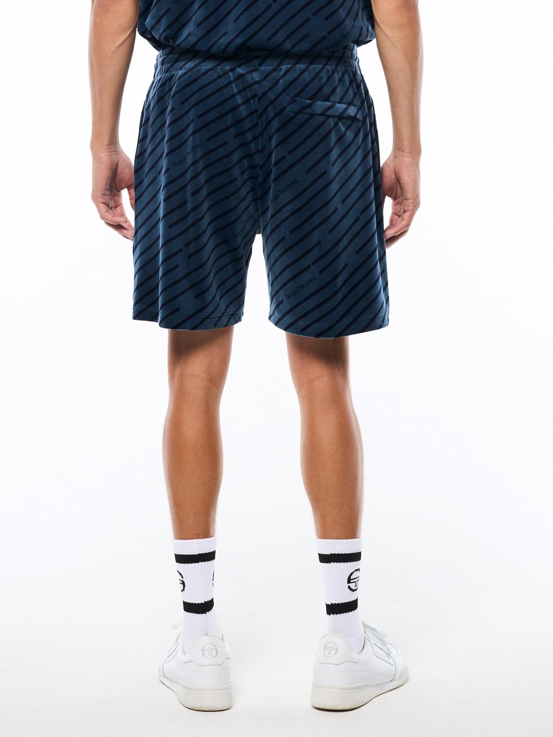 Sergio Tacchini Obliquo Velour Short