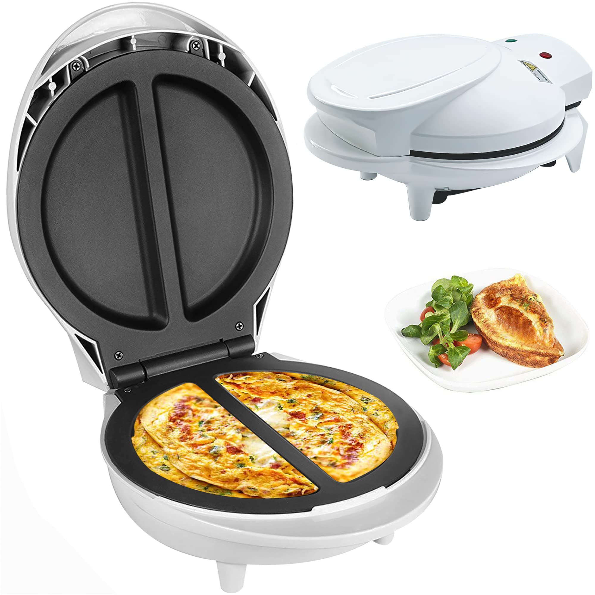 Buy Crystals OM723 Dual Non Stick Omelette Maker Electric, 750 Watt
