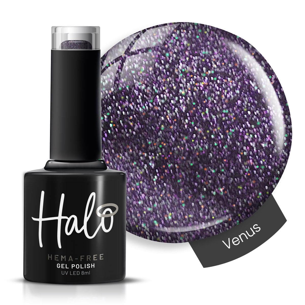 Halo Gel Polish 8ml - French White. UV/LED Gel Nail Polish, Long Lasting & Easy To Apply. Nail Art Colours For Manicure & Pedicure. Gel Polish For Professional & Home Use. — view 26