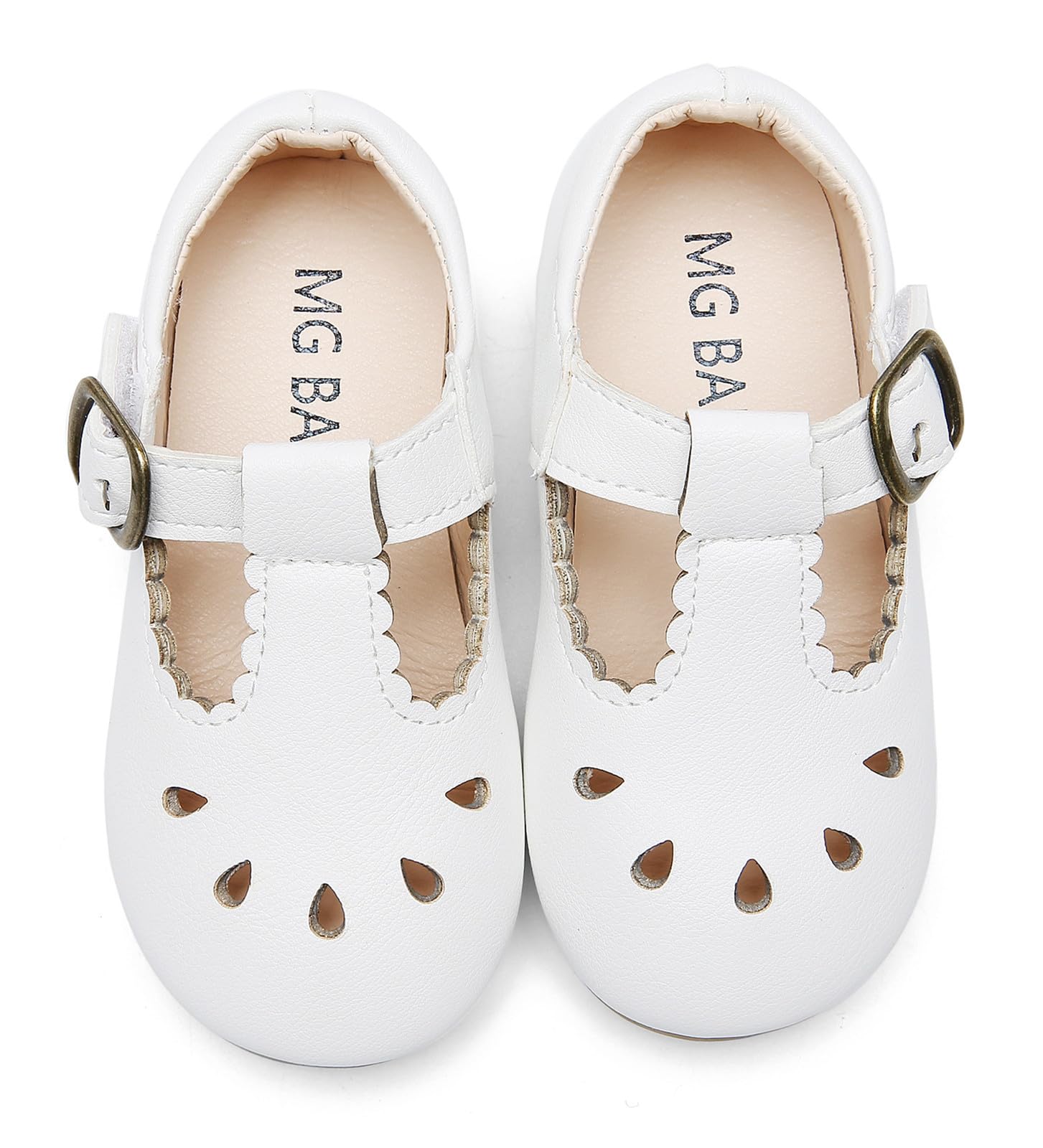 DADAWEN Girl's Classic Mary Jane School Uniform Shoes Flat Dress Shoes
