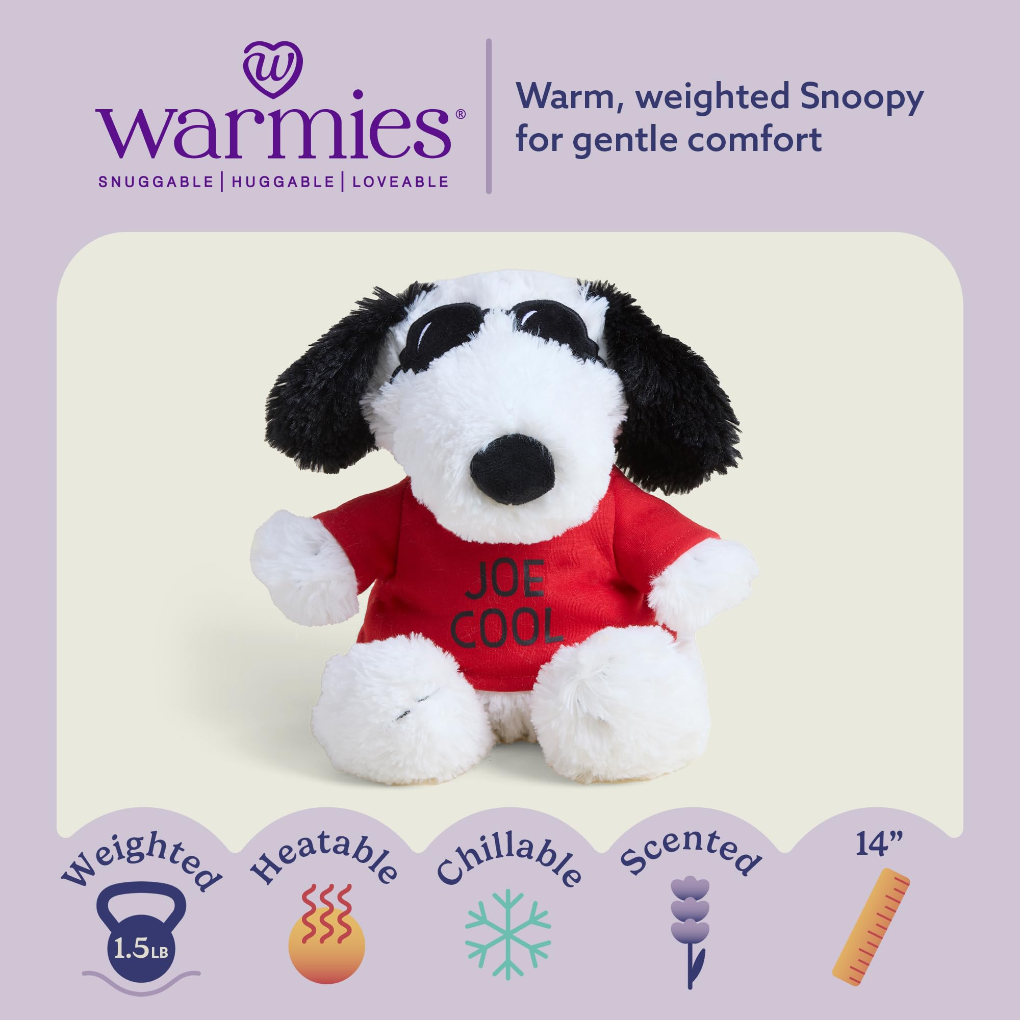 Amazon.com: warmies Microwavable & Weighted Stuffed Animals, Joe