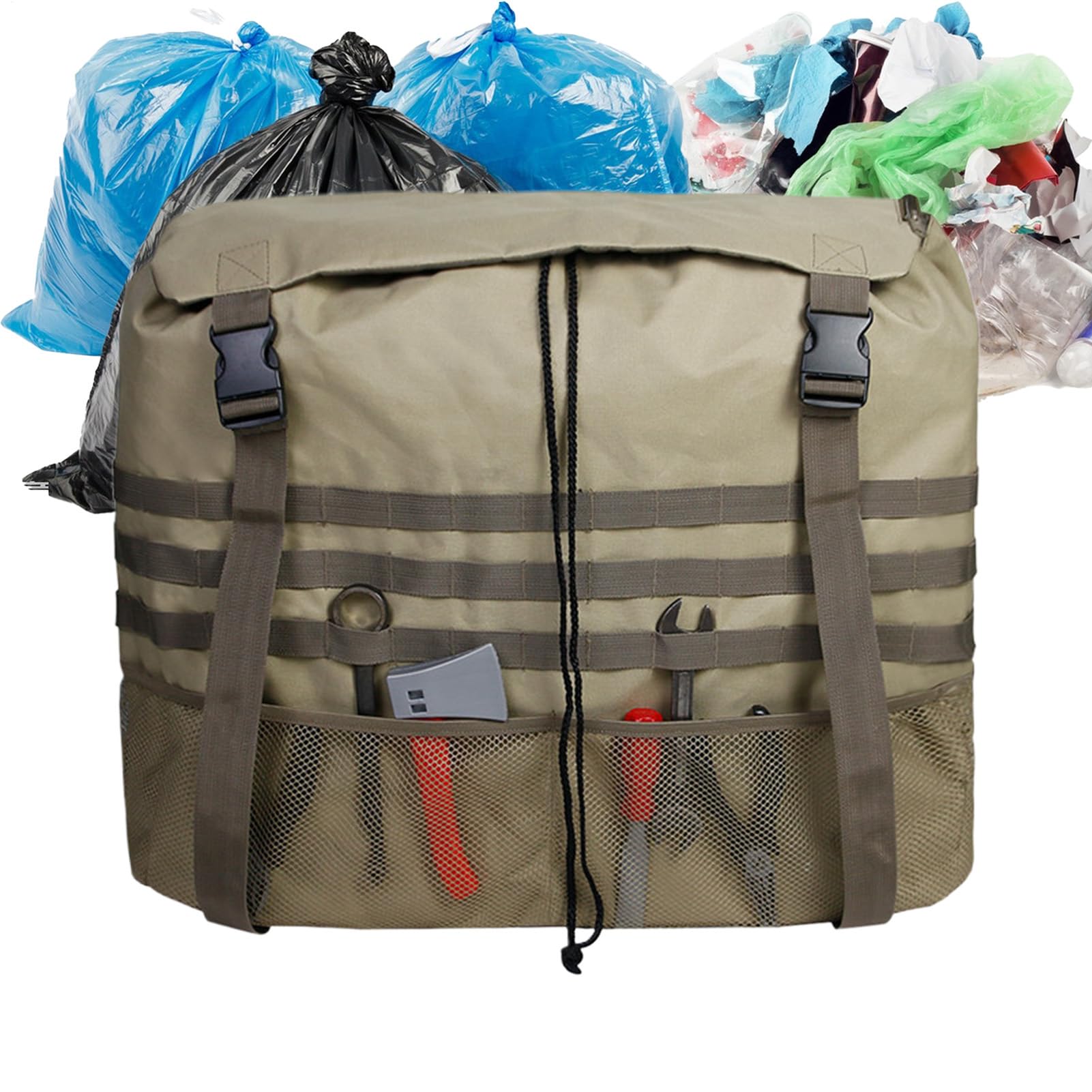 Borsa Per Ruota Di Scorta Fuoristrada – 55x60x20 Cm, Tessuto Oxford 600D, Verde