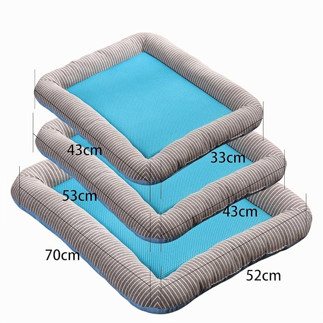 Foto 5 de 6 de Petcute Cama con almohadilla fría para perros, gatos, cachorros, gatitos, colchoneta refrescante para mascotas