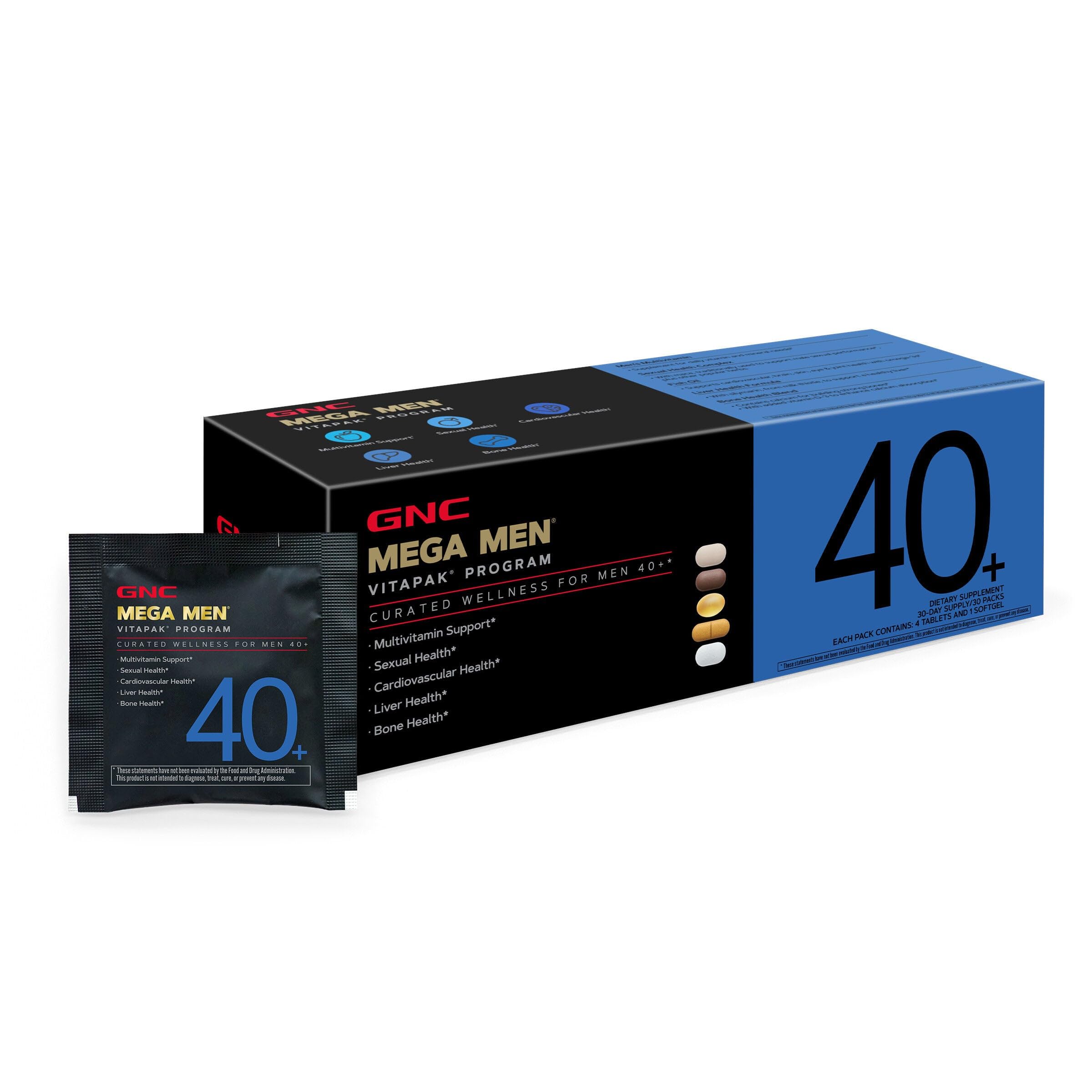 GNC Mega Men 40+ Vitapak