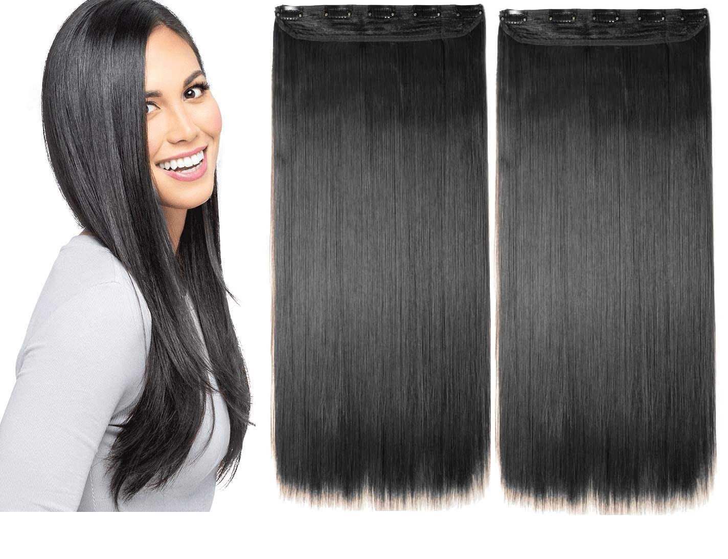 Glan Hair Volumizer Patch/Extension For Bald Scalp Hair Cover Up Patch Clip Extensions For Women