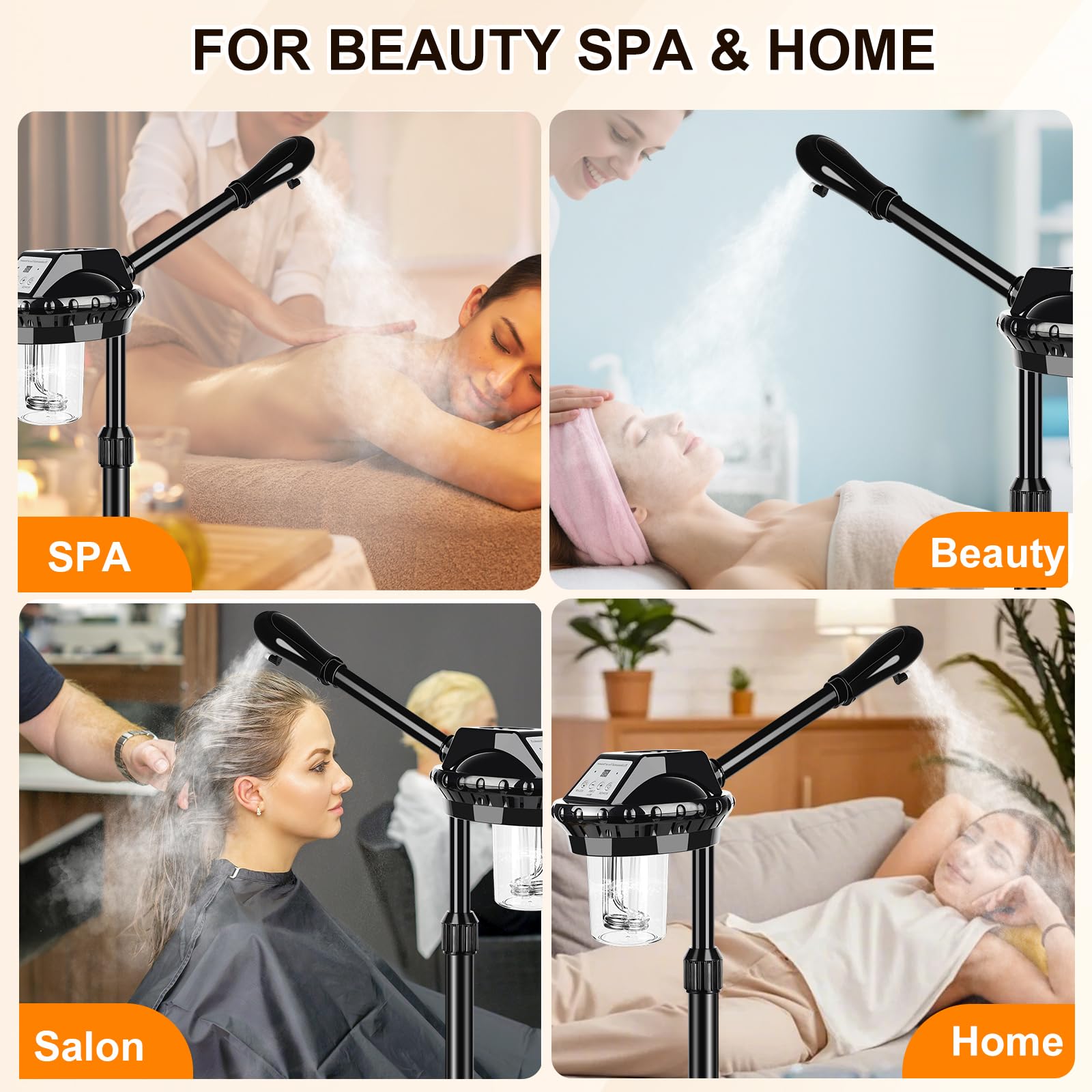 Professional Facial Steamer with Nano Ozone and Timer