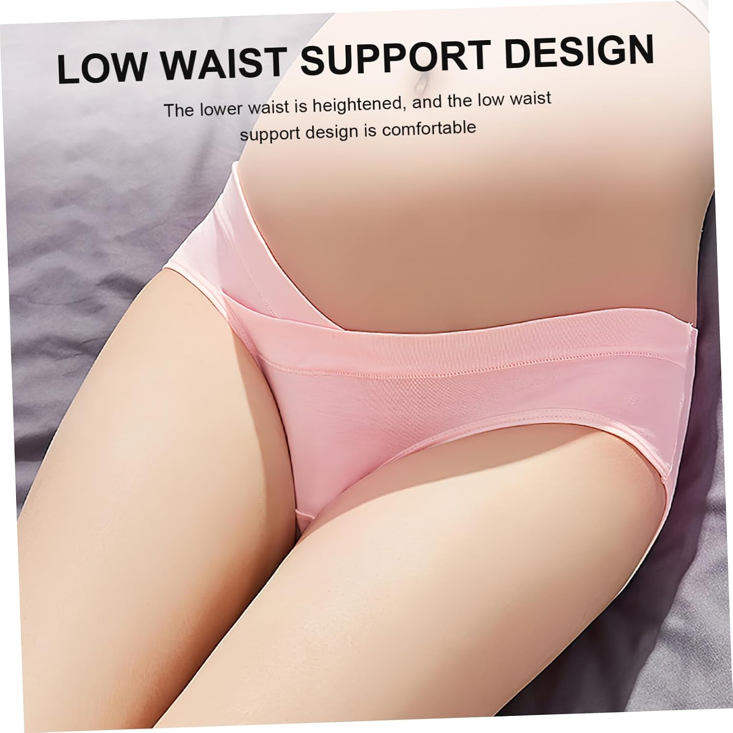 4pcs Maternity Panties Woman Underpants Maternity Low Waist Pants Women Briefs Durable Maternity Briefs