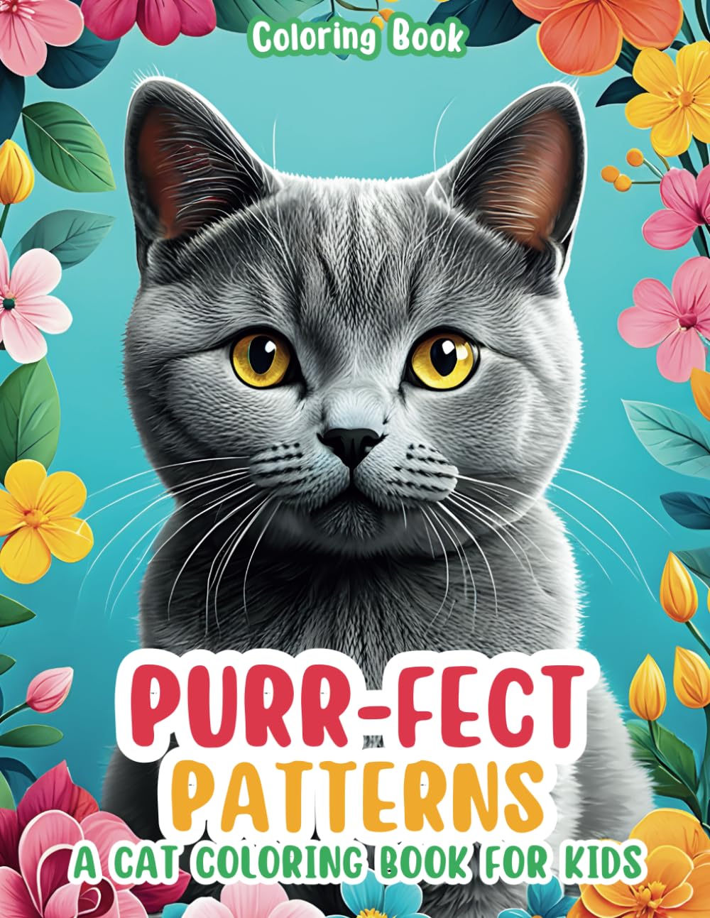 Purr-fect Patterns: A Cat Coloring Book for Kids