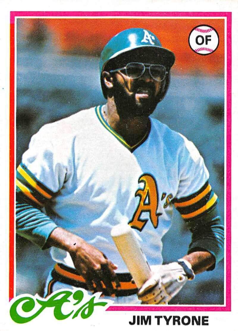 メジャーリーガー Jim T バット付きカード Amazon.com: 1978 Topps #487 Jim Tyrone Oakland Athletics MLB
