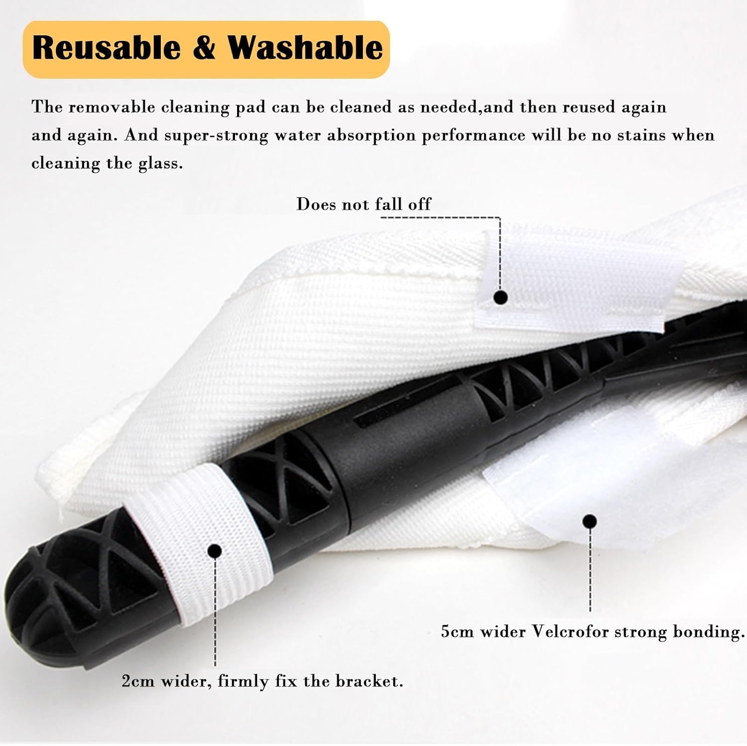 High Reach Window Cleaning Kit, Window Cleaning Pole for Housekeeping/Cleaning Tile Wall, Windows Squeegee Professional, Ideal for Efficient Outdoor Cleaning(2PCS,L 33FT/10M)