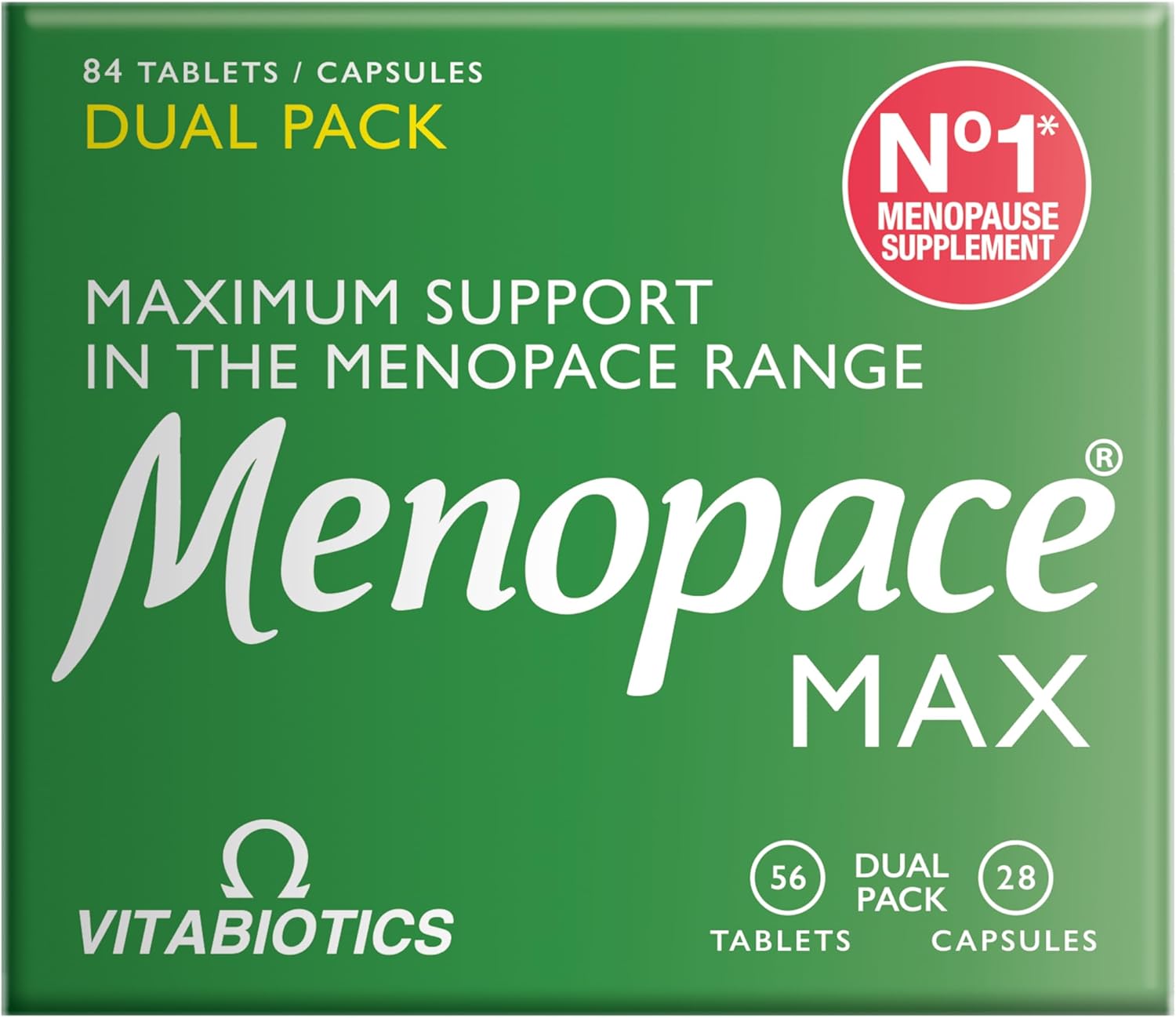 VITABIOTICS MENOPACE MAX 84 Tablets Menopause Supplement - Damaged Box - View #12