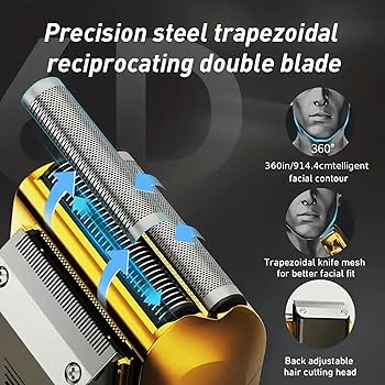 Electric Foil Shaver for Men - Wet Dry Barber Shaver