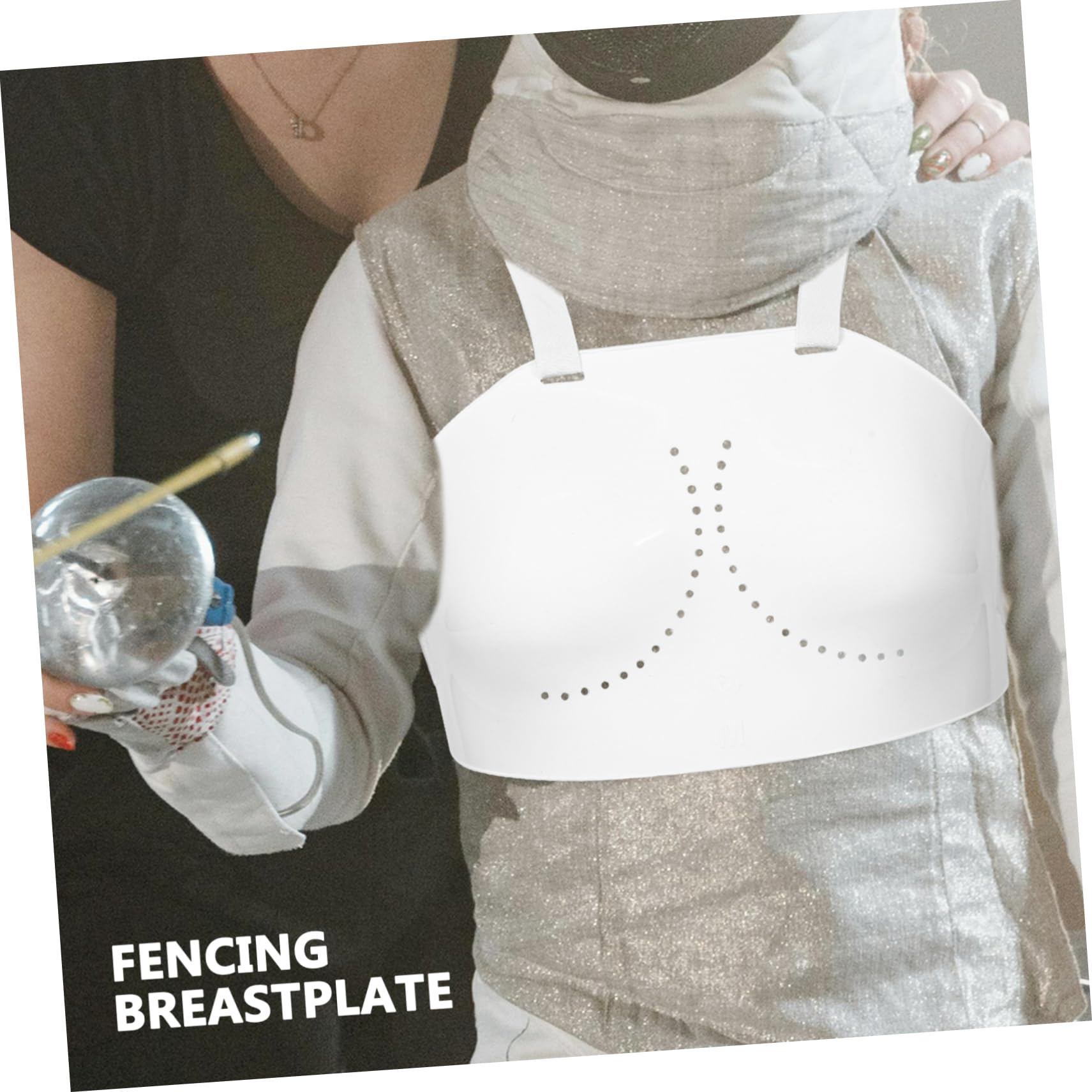 Protezione Per Torace Da Scherma Professionale Riutilizzabile m Morbida Leggera Per Donne, Supporto Flessibile Per Pratica e Allenamento, Forniture Portatili Per Schermidori