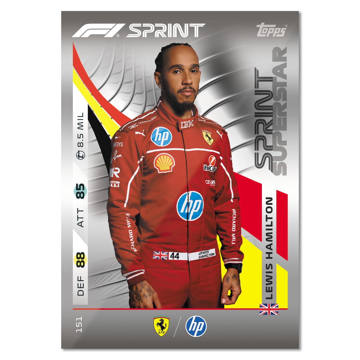Topps Turbo Attax 2025 Mega Tin Diamond Edition 66 carte incluse LE esclusive F1