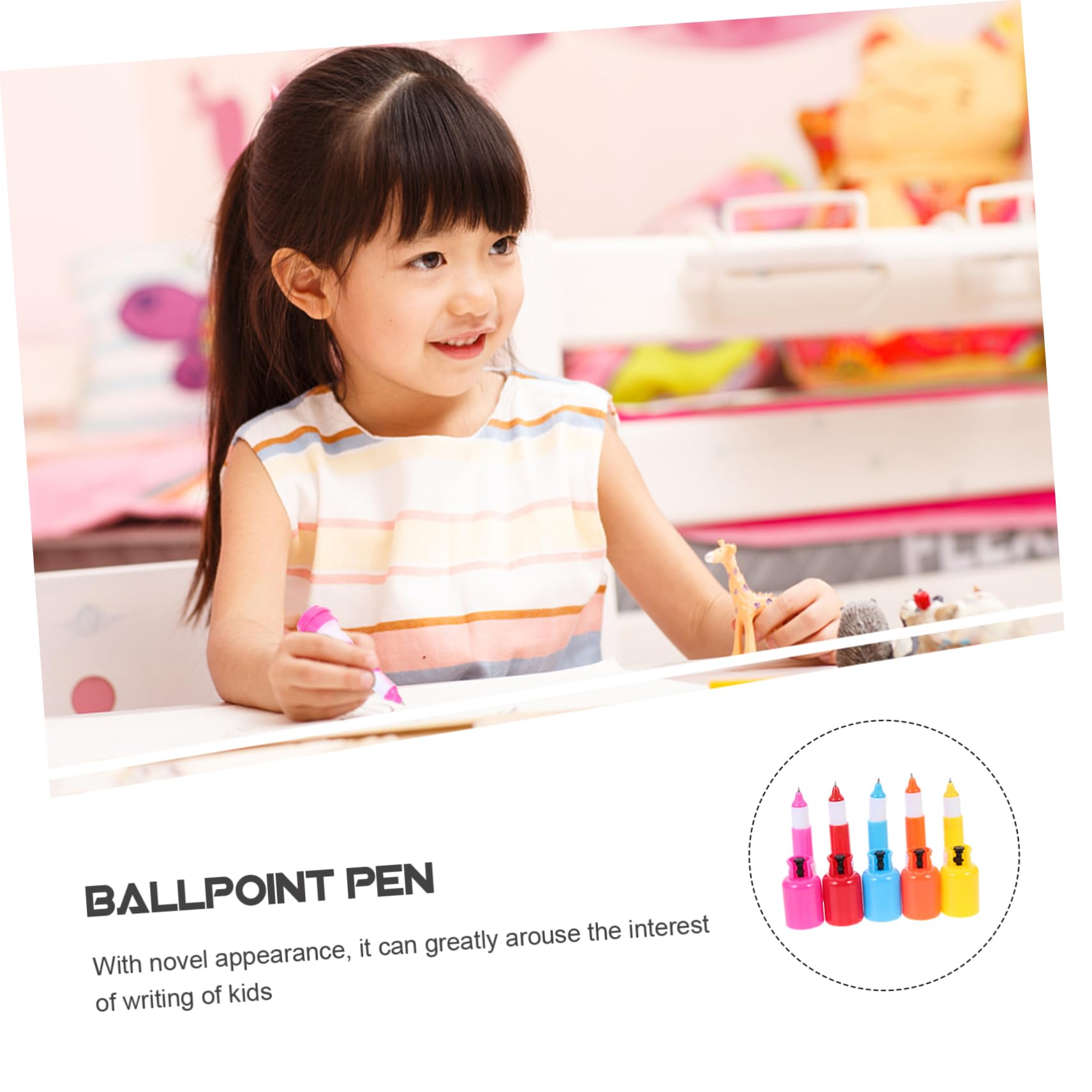 2 Set Penna A Sfera Per Serbatoio Di Gas Evidenziatori Multi Gel Prodotto Punto Mini Penne Portatili Penne A Sfera Penne Per Pillole Offerta Studentesca Plastica 18 Pezzi * 2