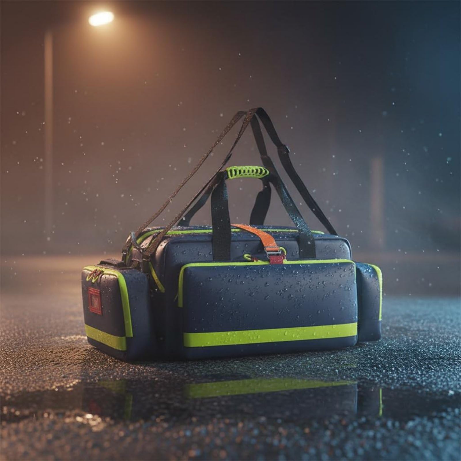 Borsa Medica Impermeabile Zaino Kit Primo Soccorso Valigetta Emergenza Borsa Paramédico in TPU E Oxford 1200D con Accesso Rapido E Organizzazione, Array, Blu
