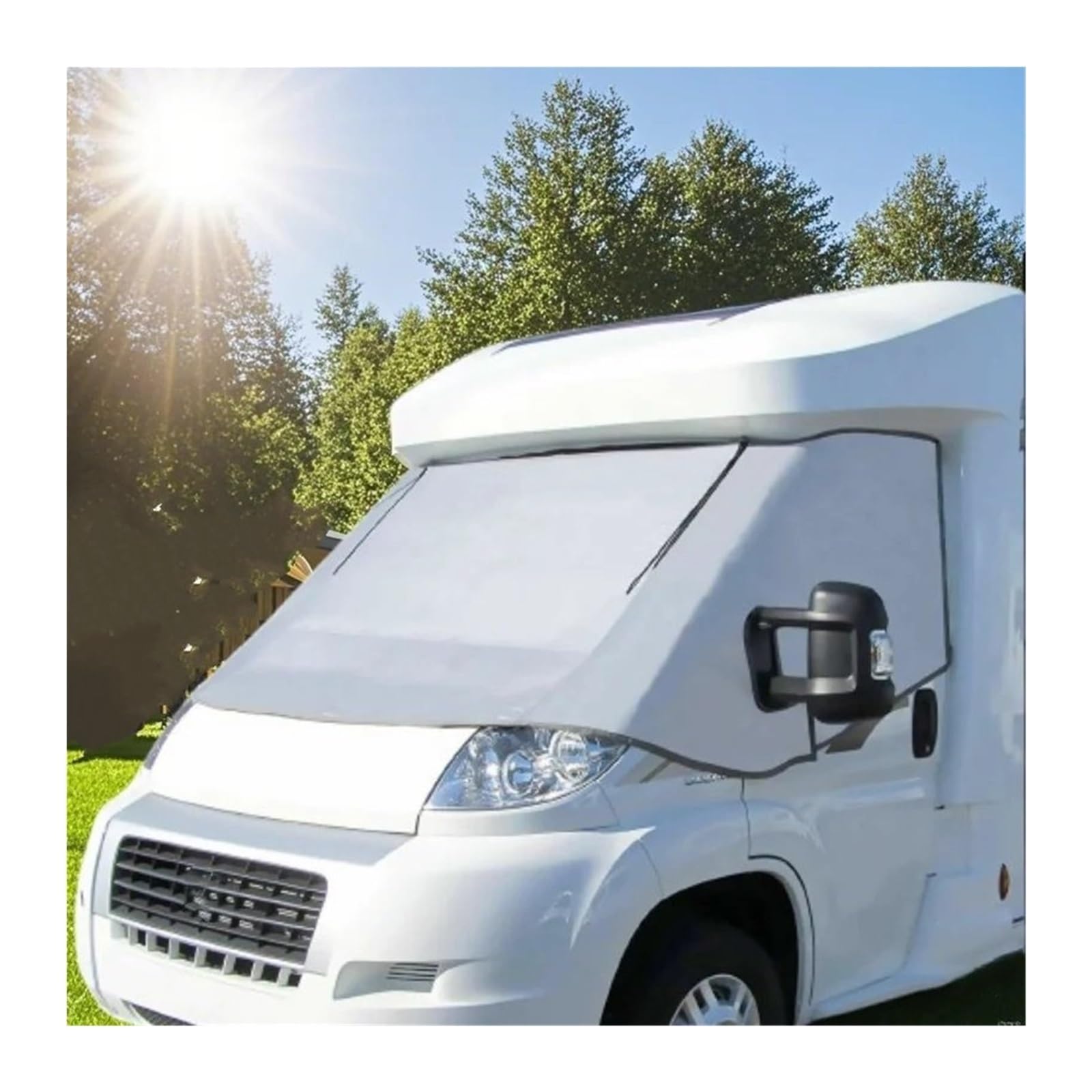 Coche Parasol Ventana para Citroen para Relé X250 para Caravana RV Cubierta De Parabrisas Protección Solar Aislamiento Térmico Parasol