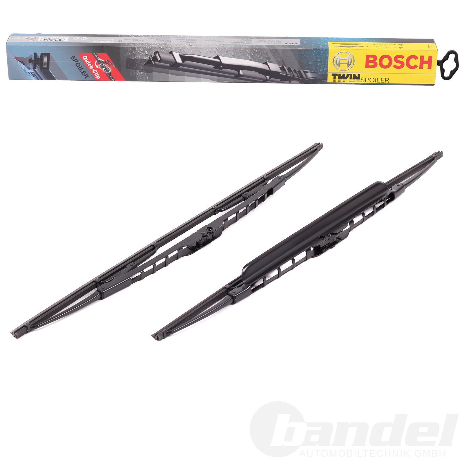 Bosch Twin Spoiler 813S - Tergicristalli Anteriori 650mm E 475mm - Set Completo Per Parabrezza