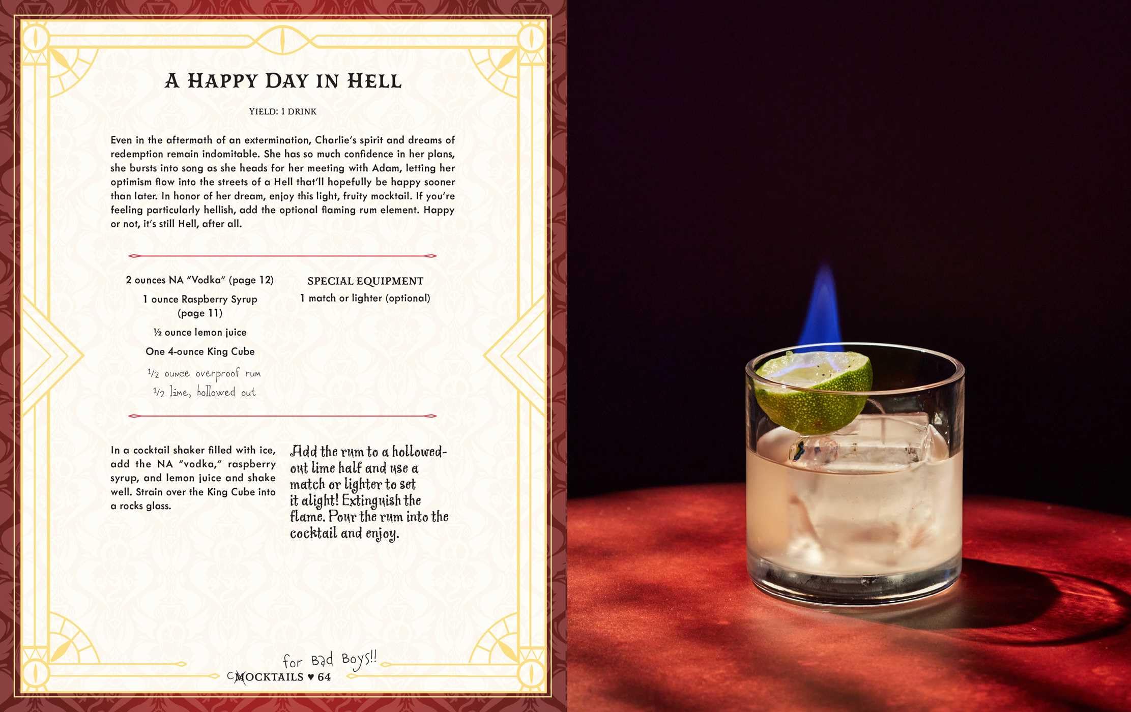 Hazbin Hotel Bar Book: Drinks and Snacks for Wayward Sinners