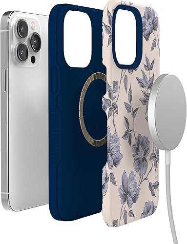 Vista 625 de Casely - Funda para iPhone 14 Pro Max, Viva La Vida, Frida Kahlo Floral Collage, compatible con MagSafe 10 Frida Kahlo Viva La Vida Collage