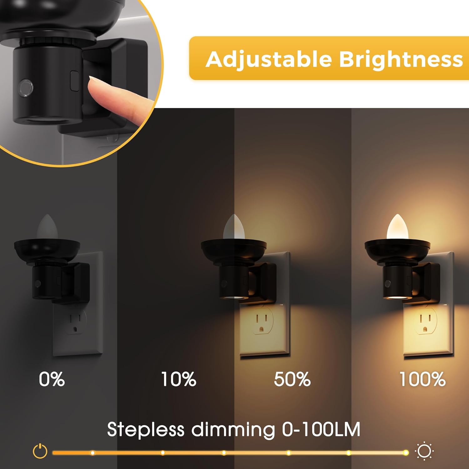 L LOHAS LED Night Light, 2 Pack Night Lights Plug into Wall, 3000K Warm White, Farmhouse Barn Plug in Light with Dusk to Dawn Sensor, for Bedroom, Bathroom, Kitchen, Hallway