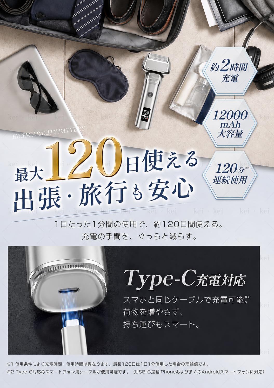 電気シェーバー 髭剃り 1200mAhバッテリー 可動式ヘッド 5枚刃深剃り Amazon.co.jp: ひげそり 電動シェーバー 【5枚刃深剃り・往復式革新型