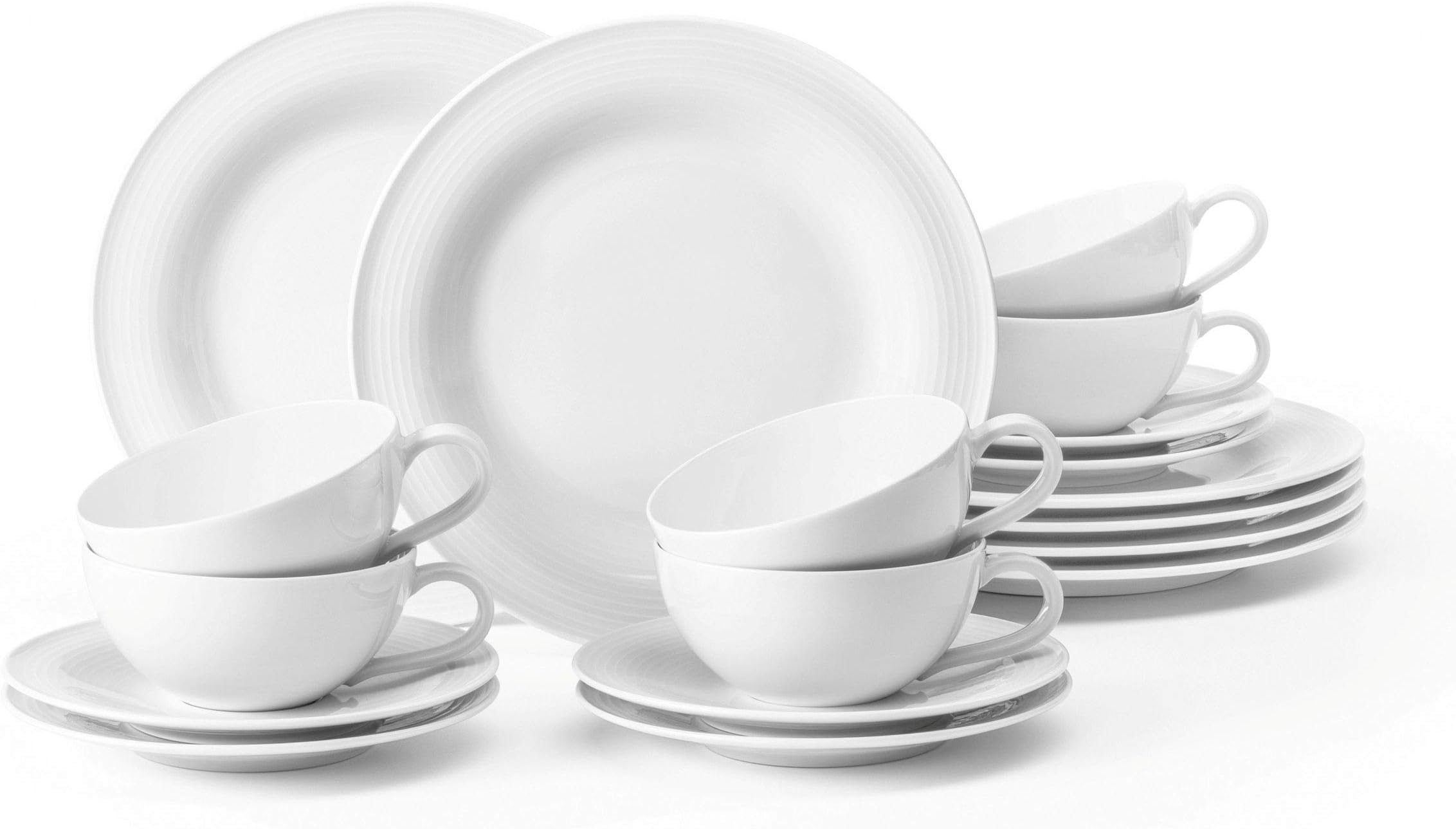 Seltmann Weiden Beat Service 30-teilig - Porzellan Geschirrset Bunt