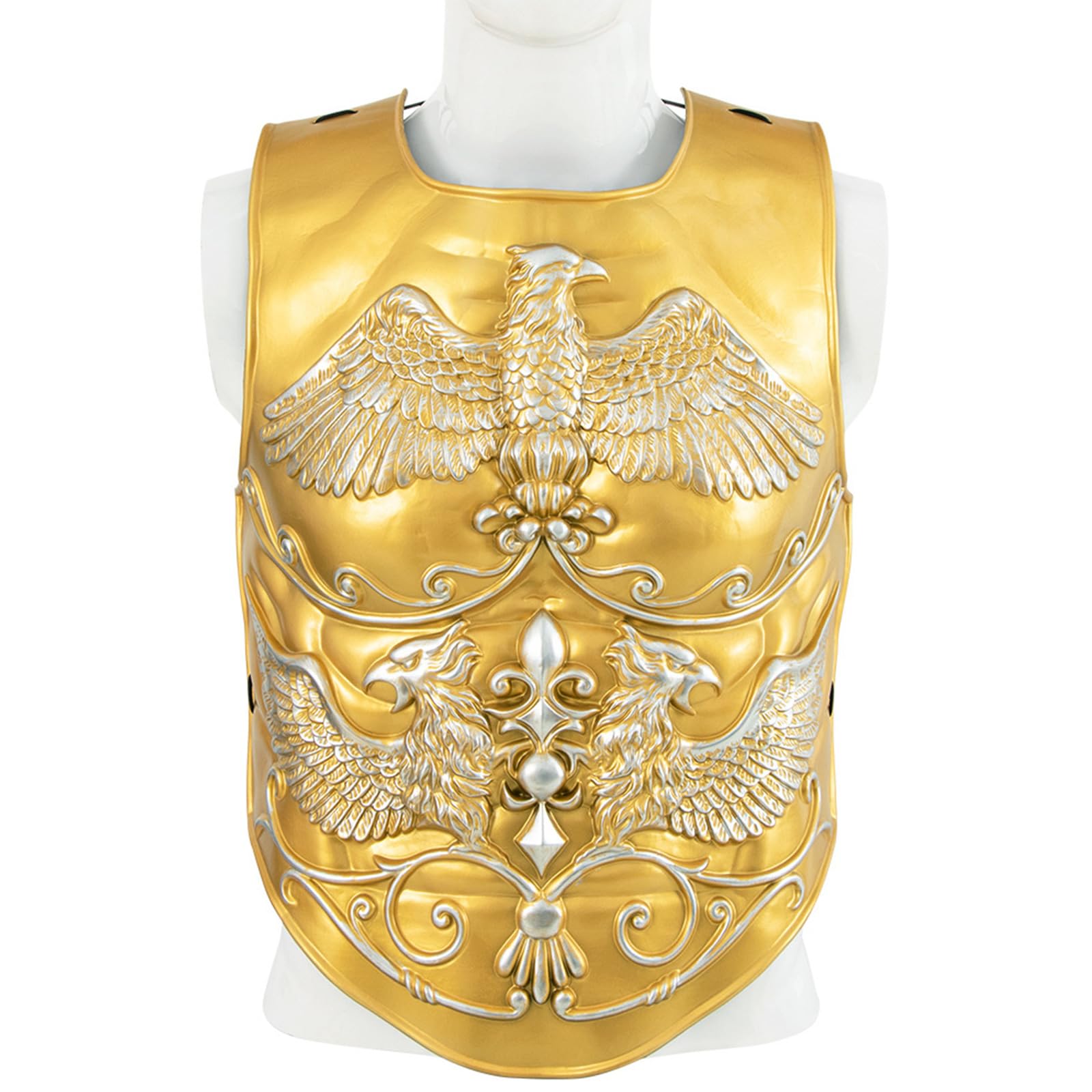 Armure de soldat médiévale réaliste pratique pour fête à thème - Armures de poitrine pour amateurs de cosplay - Costume de défense