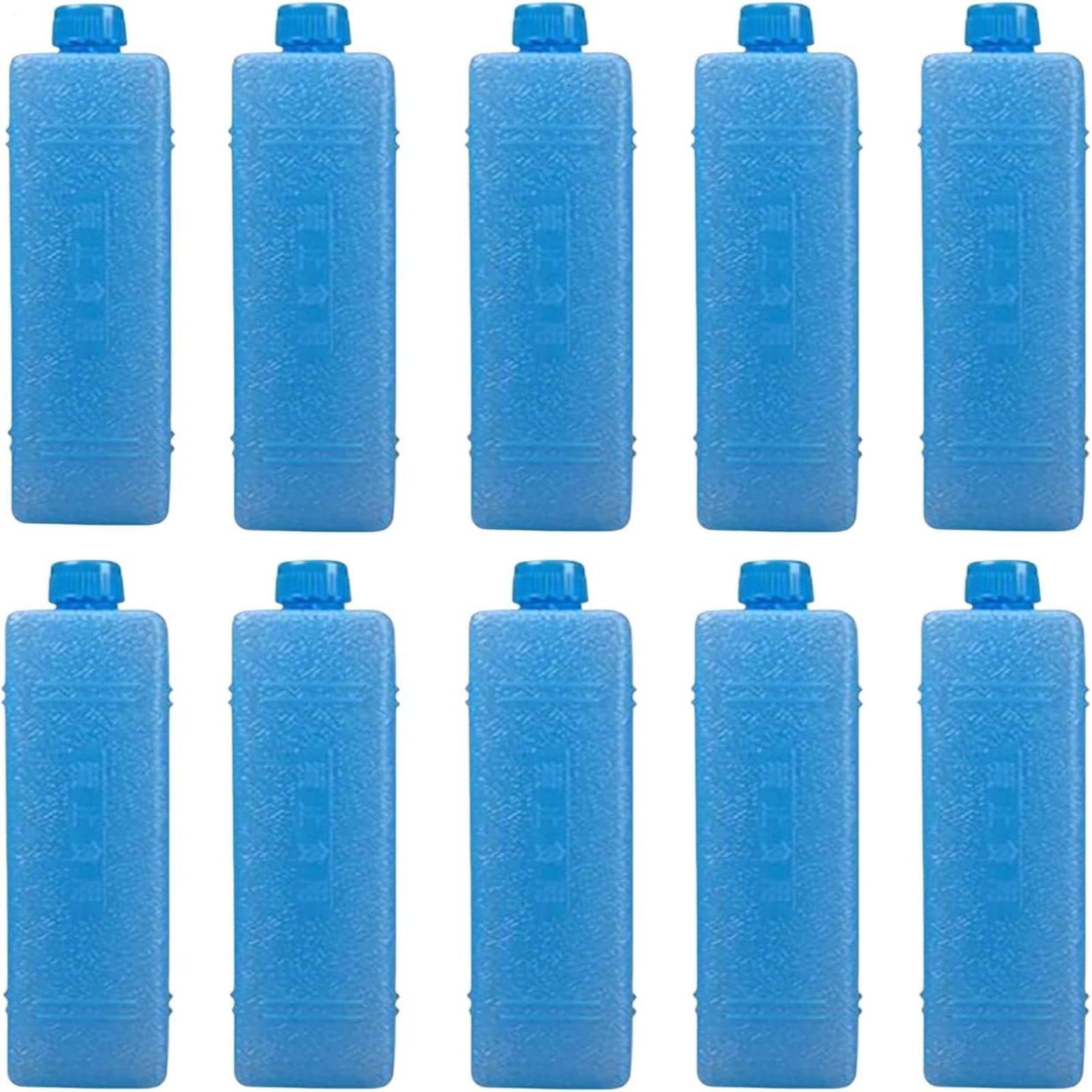 10 Packs For Cool Box - 16x4cm Air Conditioner Ice Packs, Reusable Cooler Ice PacksFor Air Conditioner, Long Lasting Freezer Blocks For Cooler Bag, Portable Ices Boxes For Camping Picnic Travel Beach