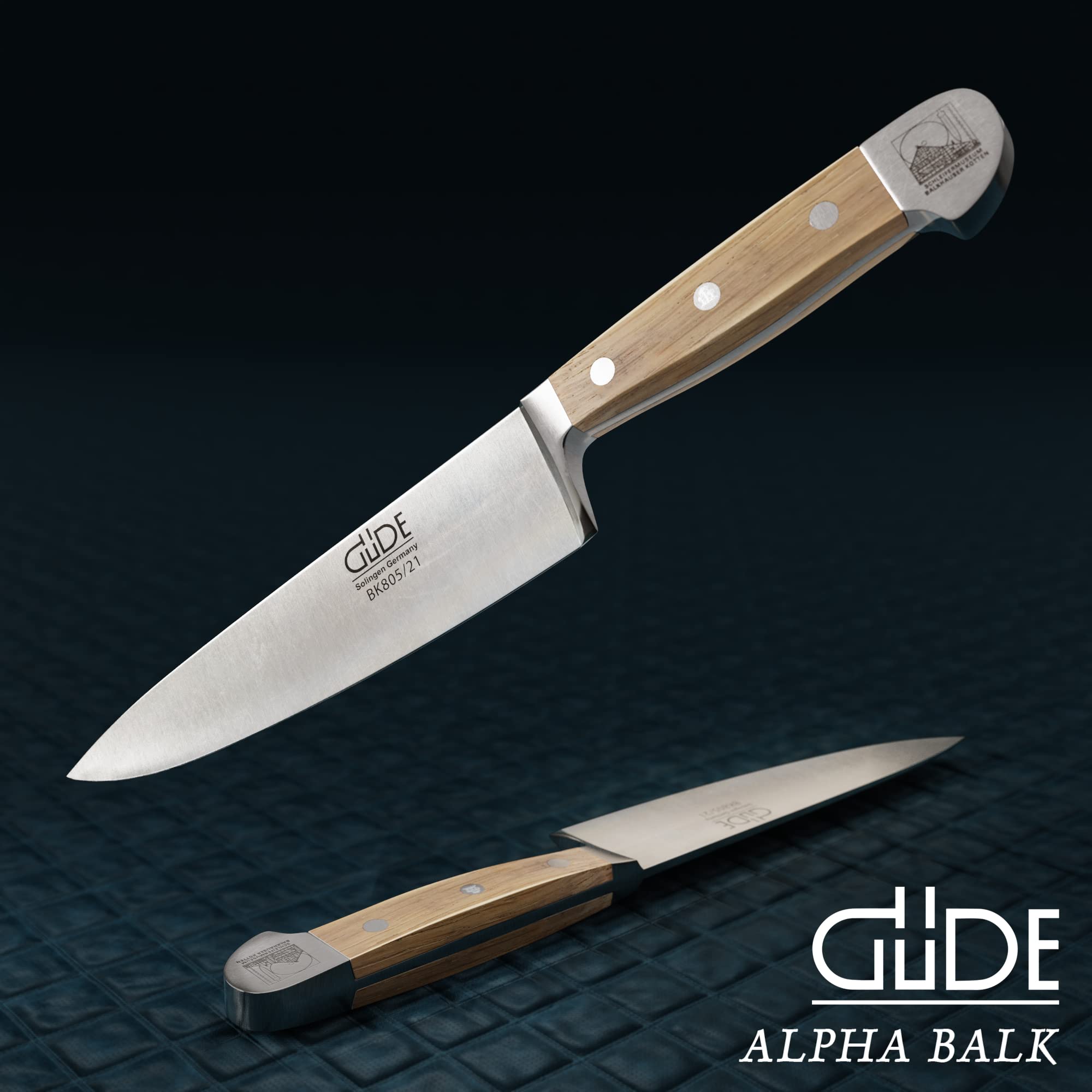 Couteau à Pain GÜDE Solingen 32cm - Forgé Main Allemagne