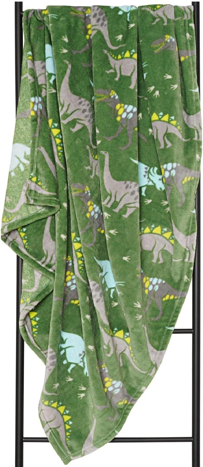 SOCHOW Glow in The Dark Throw Blanket 127cm x 150cm, Elephant Pattern