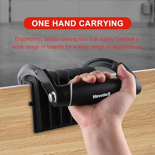Miniatura 7 de Newdeli Portador de madera contrachapada profesional para paneles de yeso, herramienta de elevación de madera contrachapada para madera, tablero de