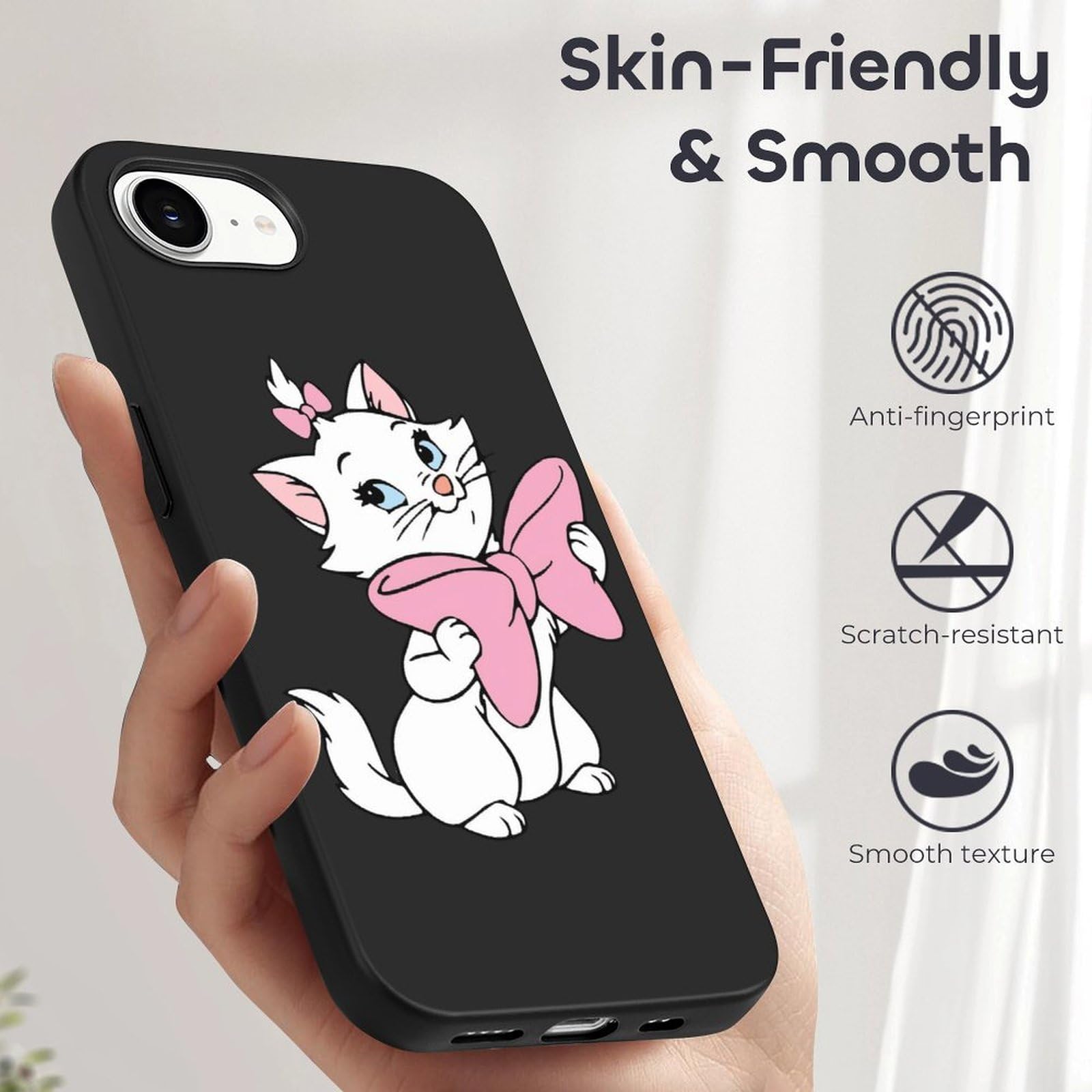Amazon.co.jp: IPhone16E 用 ケース 猫柄 マリーちゃん アイフォン16E