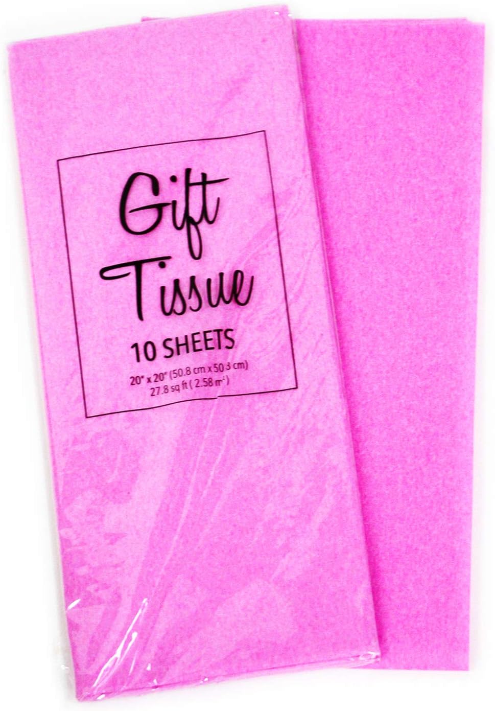 Gift Tissue Paper Bulk - 60-Sheet Black Gift Wrapping Tissue Paper, 20 x 20 Inches, Gift Bag Tissue Paper Gift Wrap, Premium Quality Tissue Paper, Paper Craft Supplies (Black, 60 CT) : Health & Household