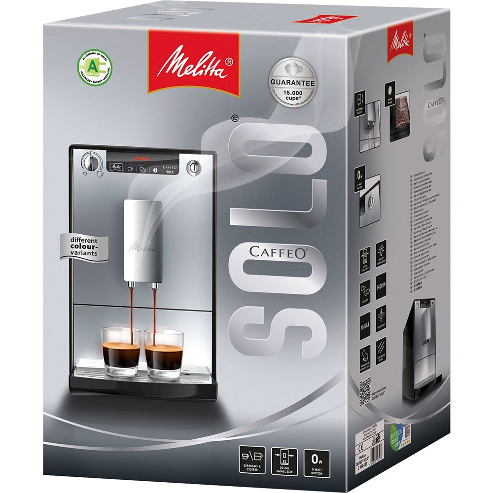 Melitta Caffeo Solo E950-101 Cafetière super automatique 15 bars expresso noir reconditionné