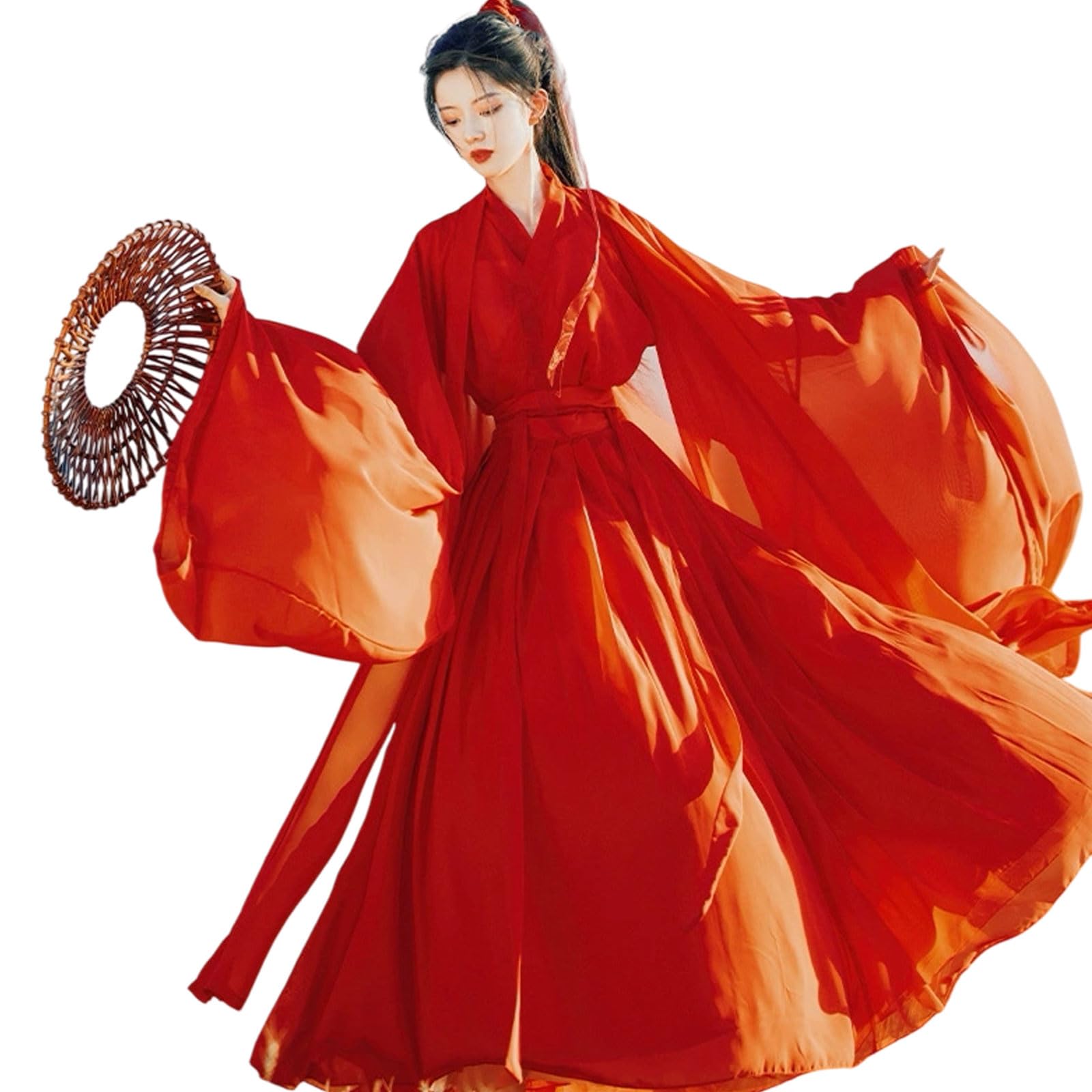 Hanfu pour femme tenue de princesse orientale aux détails soignés