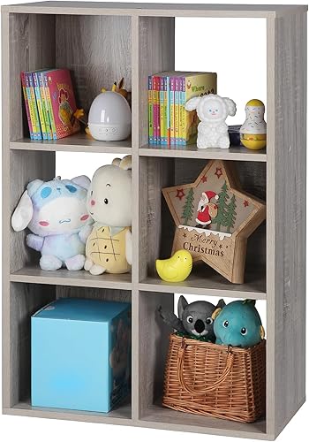 Miniatura 60 de PACHIRA E-Commerce Estantería de almacenamiento de 6 cubos de EE. UU., estante unitario, armario de armario, estante organizador de estantería en