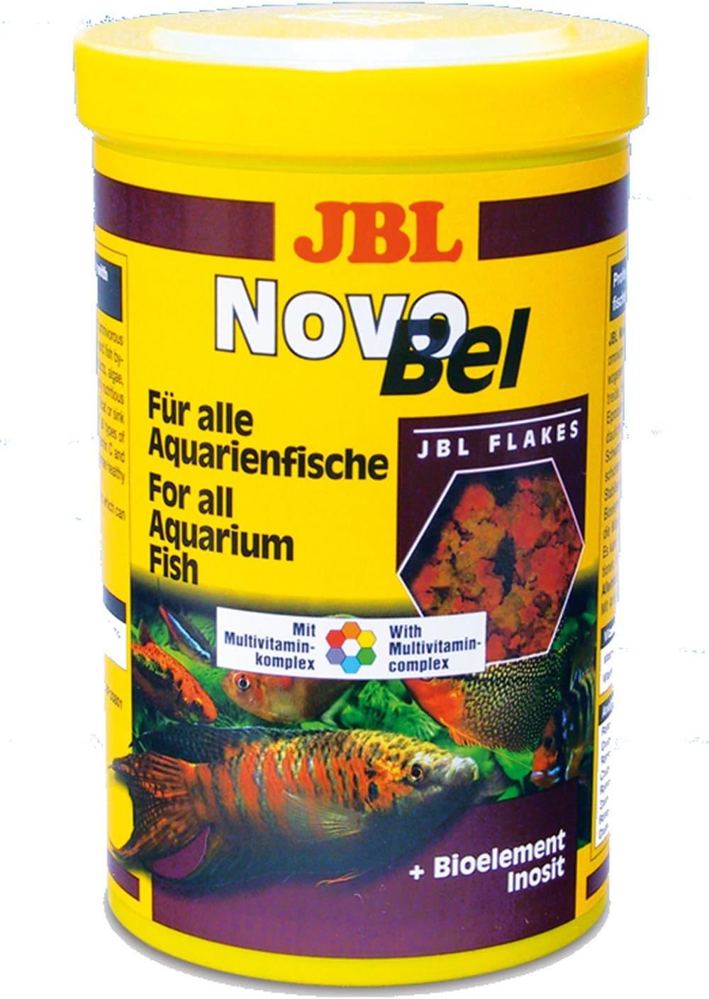JBL NovoBel Refill 130g, Main food flakes for all aquarium fish