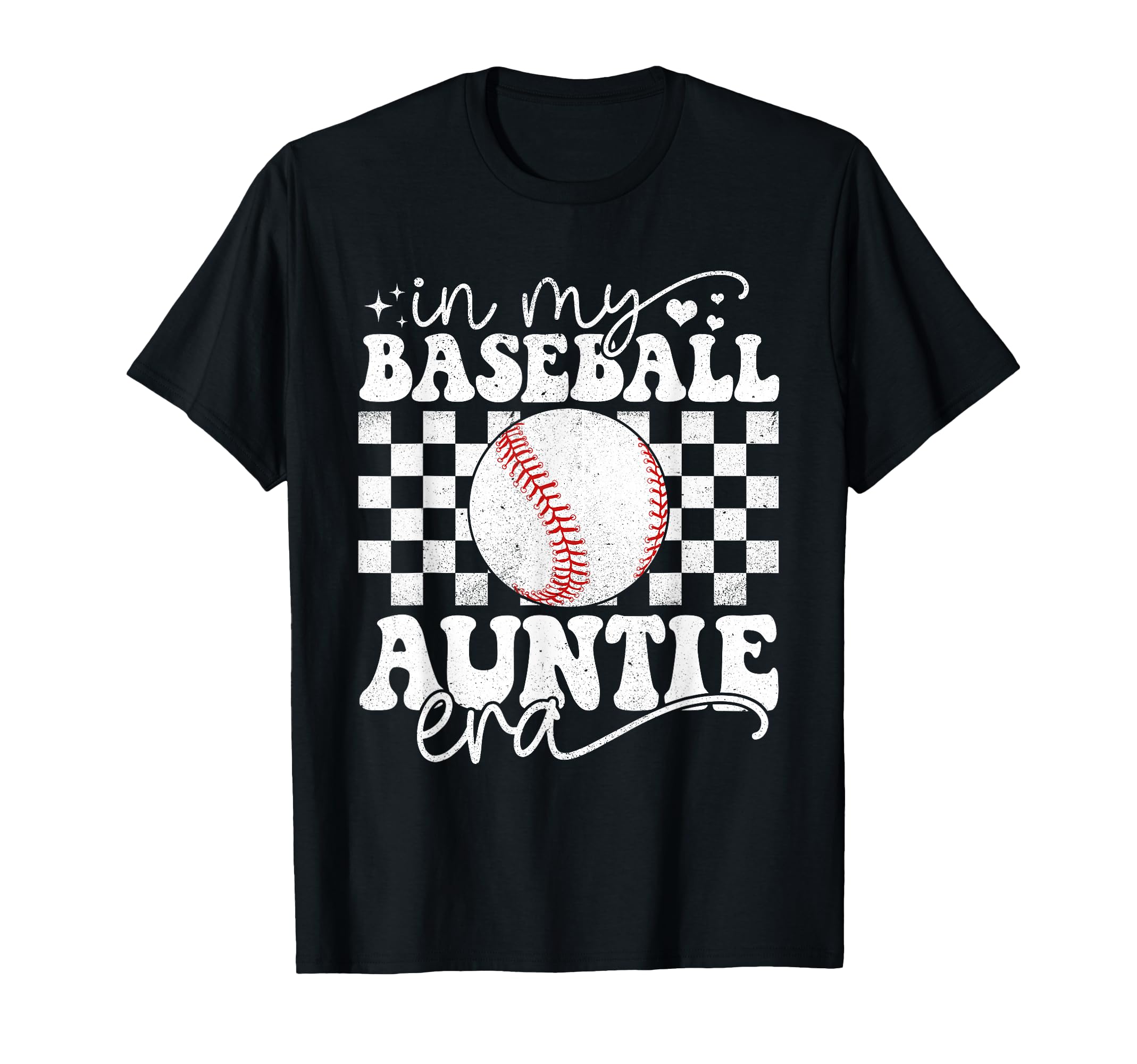 in My Baseball Auntie Era Funny Baseball Auntie Mother's Day T-Shirt