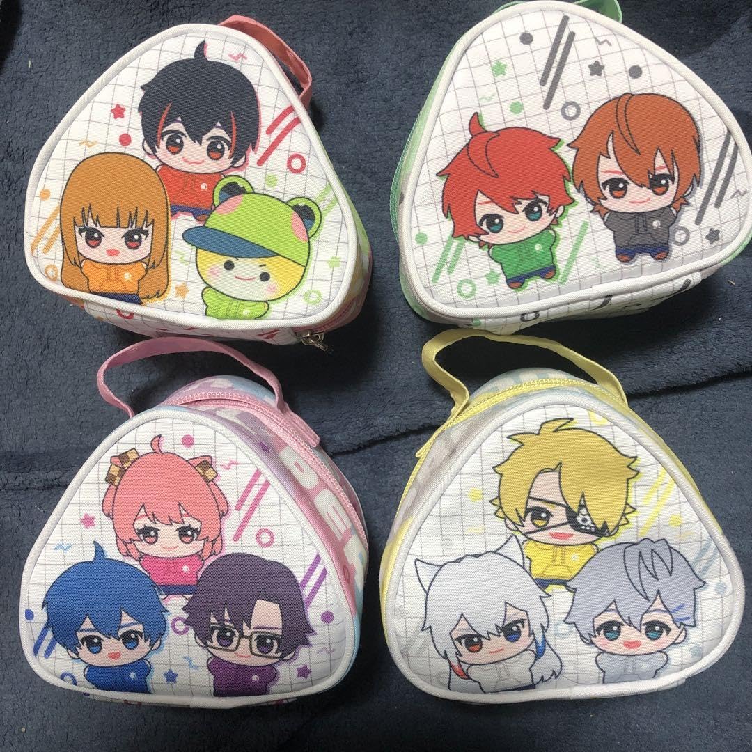 カラフルピーチさんかく保冷ポーチ新品