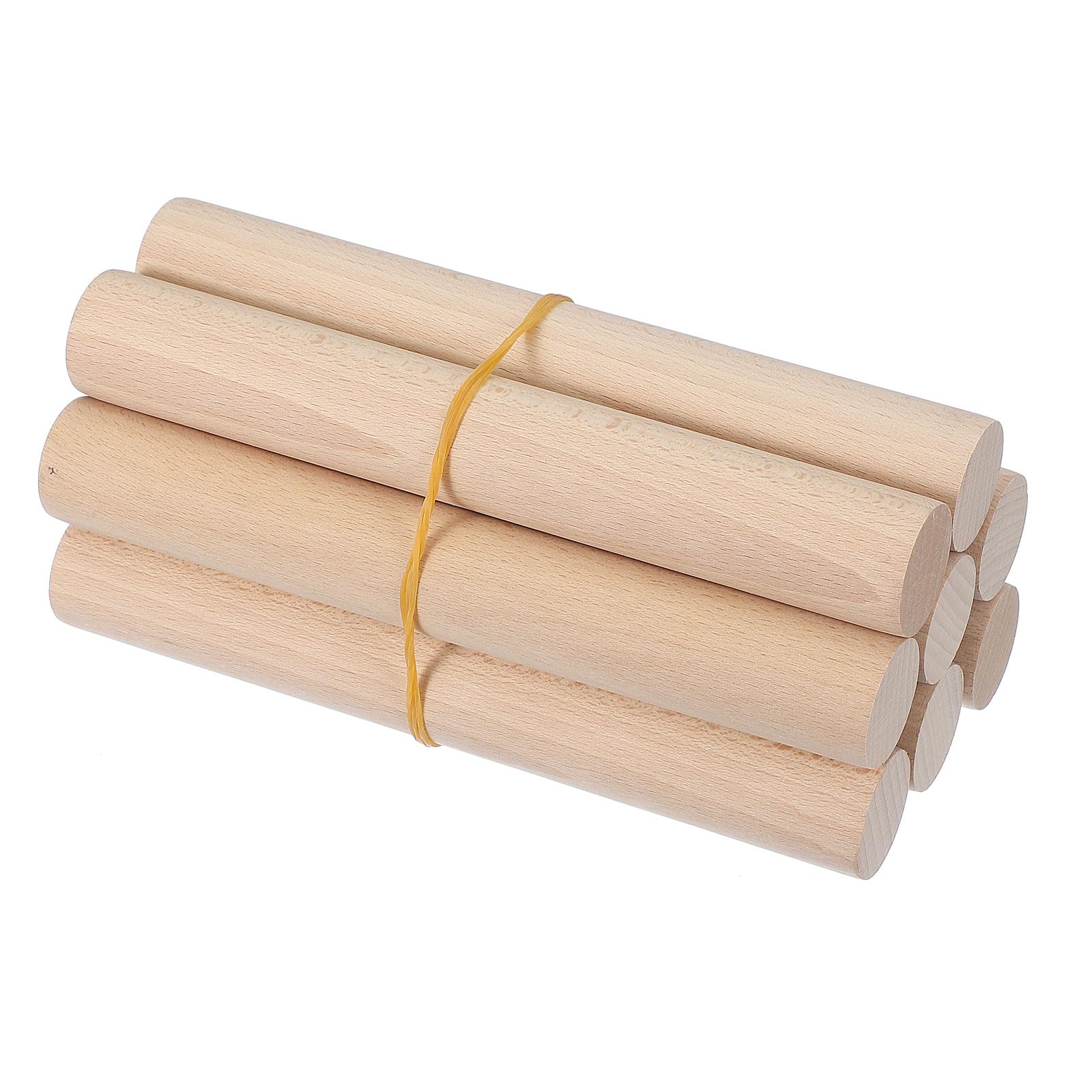 PATIKIL 1-1/8 x 8 Inch Wooden Dowel Rod