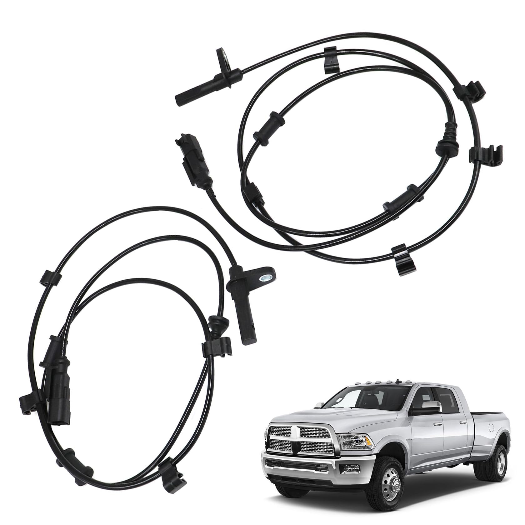RAM Amazon.com: FZJDSD 2 Pcs ABS Wheel Speed Sensor Rear