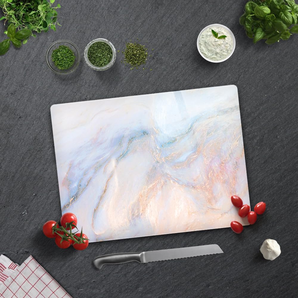 Tempered Glass Cutting Board for Kitchen 30cmx40cm, Heat Resistant