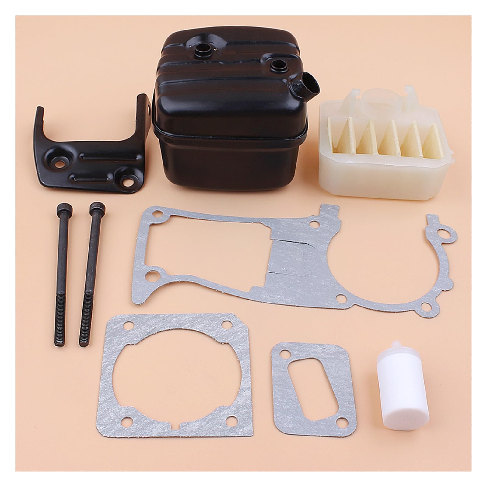 PERRADOS DE SOPORTO El kit de junta de filtro de aire for el juego for H 351 353 350 340 345 346 XP Piezas de motosierra de gasolina for OEM 503 86 27 03