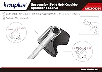 Vista 4 de Herramienta de esparcidor de puntal de suspensión kauplus - Removedor de puntal de ram de amortiguador de choque, divisor de junta esférica