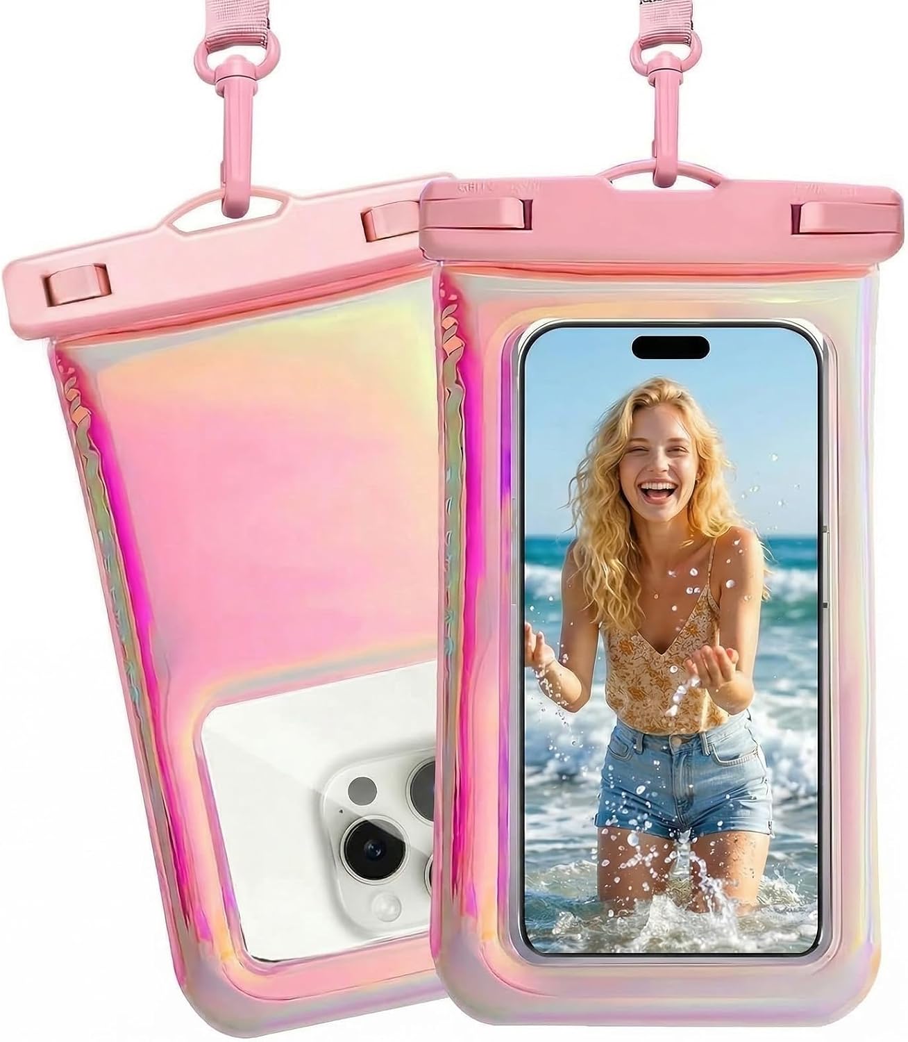 IP68 Waterproof Phone Pouch, Compatible for iPhone 17/16 Pro Max