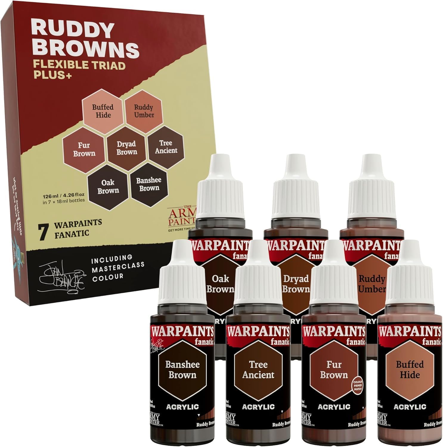 Flexible Triad PLUS+: Ruddy Browns Paint Set