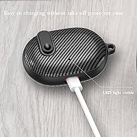 Vista 3 de Funda para Beats Studio Buds/Studio Buds Plus 2021/2023 con clip de cierre para hombres, GARTOO con kit de limpieza, funda protectora y lápiz