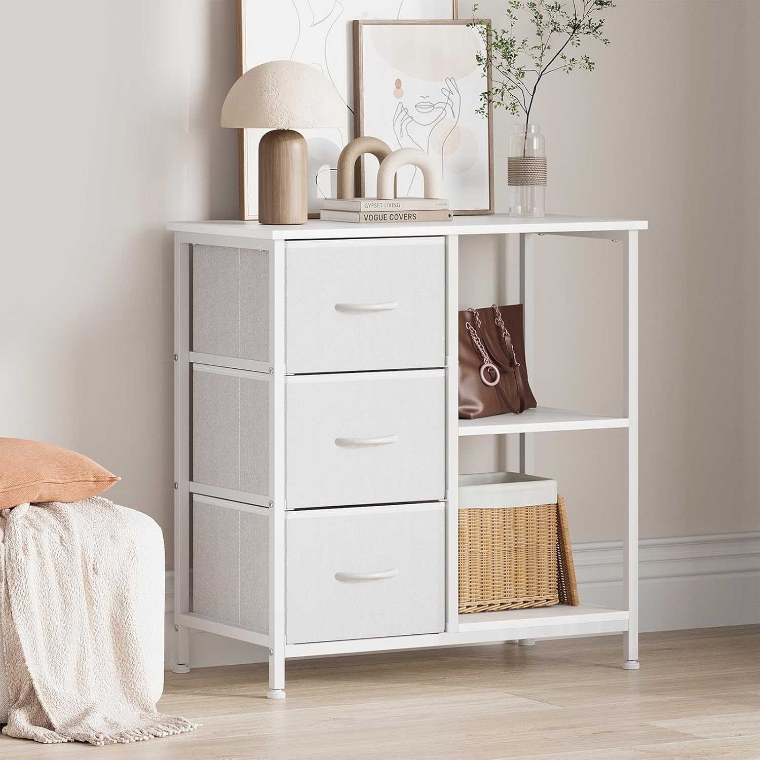 Garvee 3-Drawer File Кабинет и држач за печатач